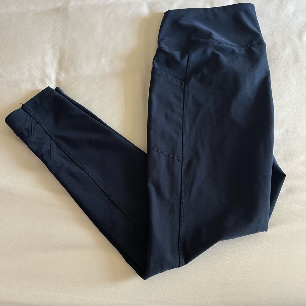 Navy Blue Athletic Leggings
